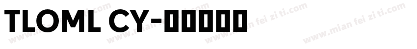 TLOML CY字体转换
